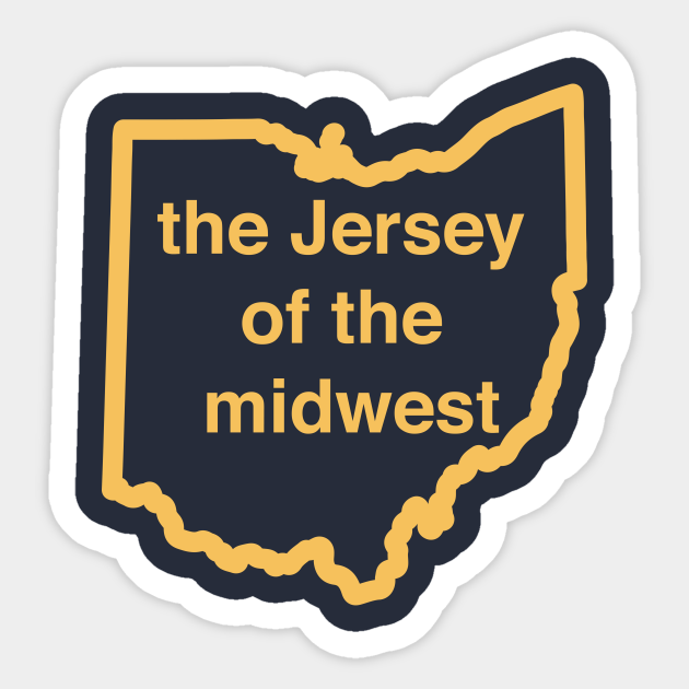 Ohio is the New Jersey of the Midwest Michigan Football Sticker